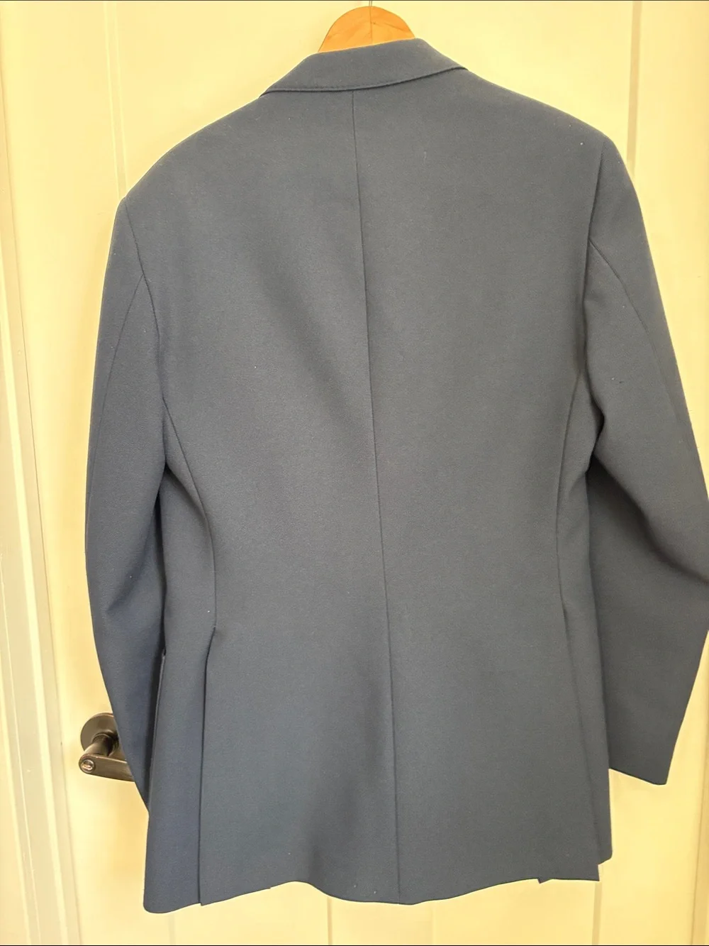 VTG Levi’s Men's Navy Blue Two-Button Blazer